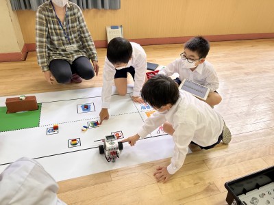 ３年生プログラミングの授業