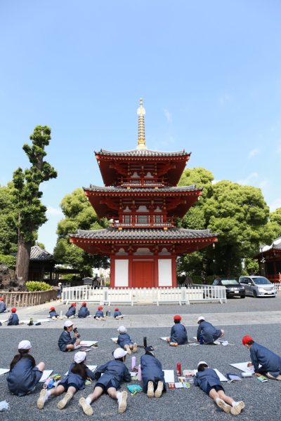 写生会　(２年,６年,１年生)
