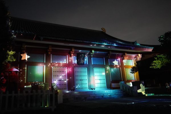 宝仙寺プロジェクションマッピング「魔法」