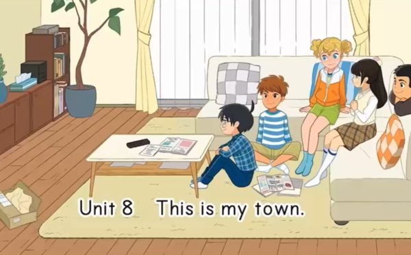 英語 5年生アフレコ活動