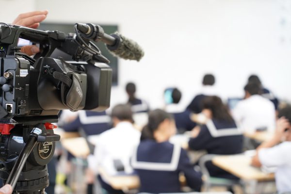 テレビ取材｜5年英語の授業